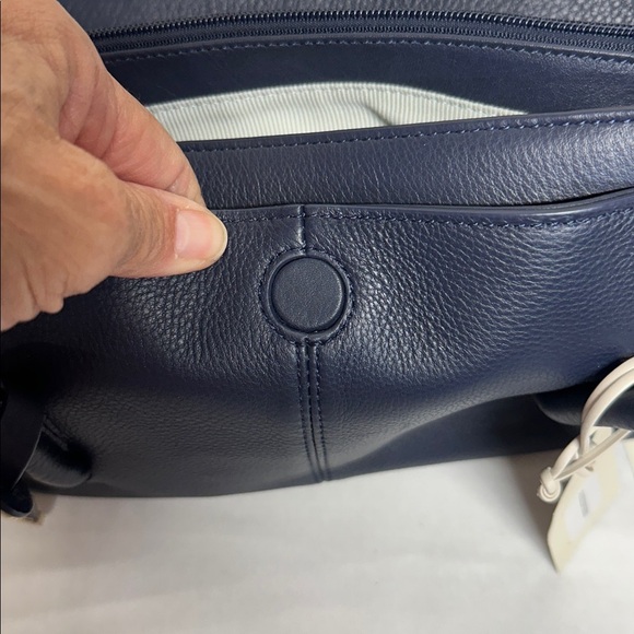 RADLEY LONDON In Bloom Midnight Blue Italian Leather Tote with Dustbag - Picture 11 of 16